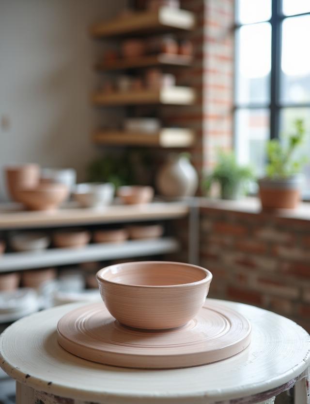 Artisan pottery studio at Gatti's Wharf