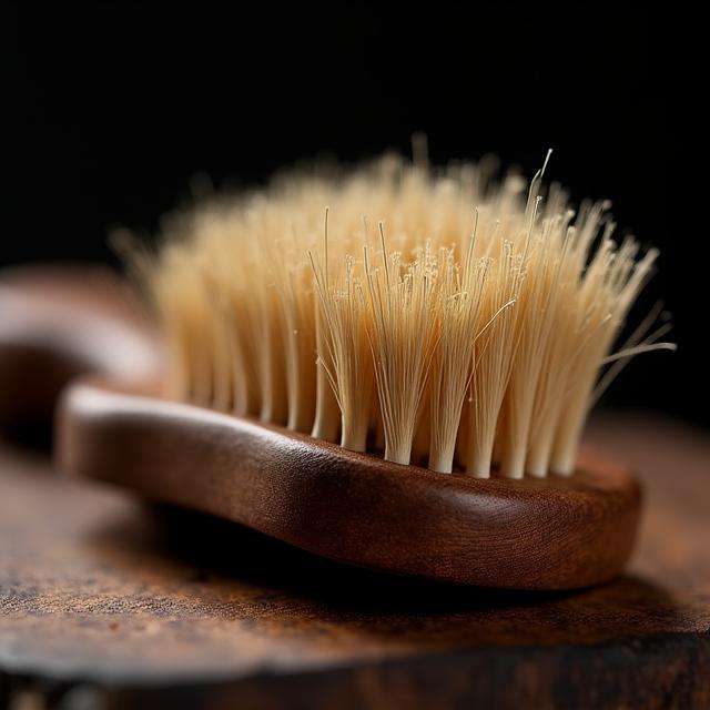 Ergonomic Wooden Pet Brush